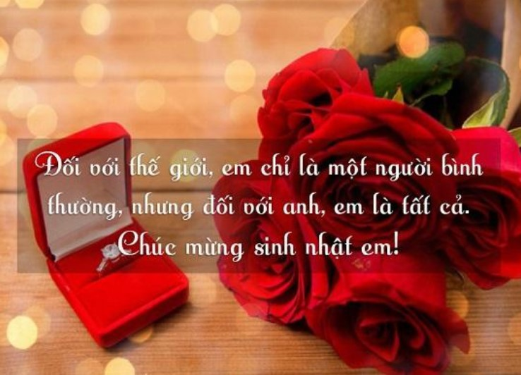 Cap chúc mừng sinh nhật người yêu làm xiêu lòng người ấy