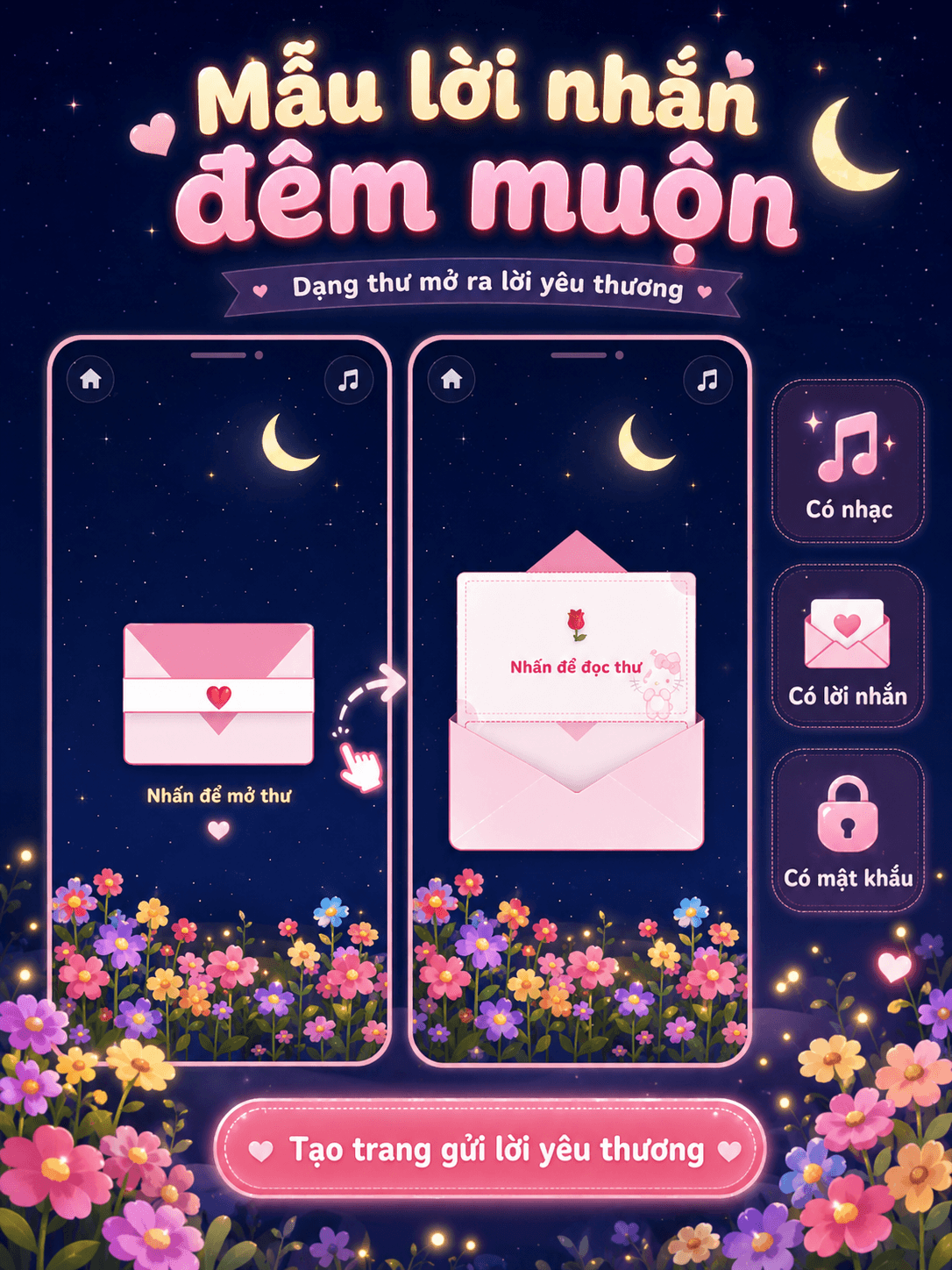Gửi lời nhắn đêm khuya