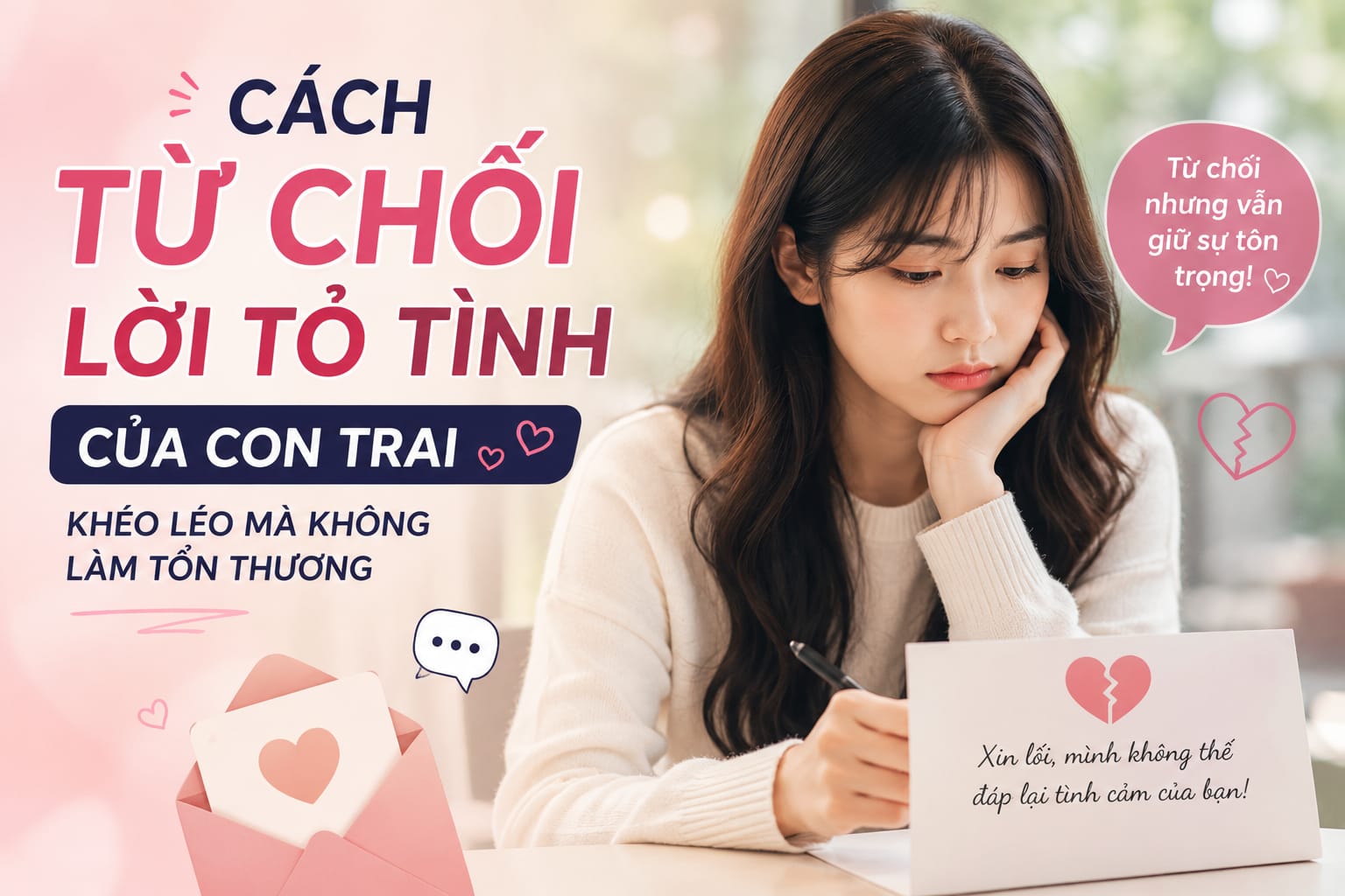 Cách từ chối lời tỏ tình của con trai